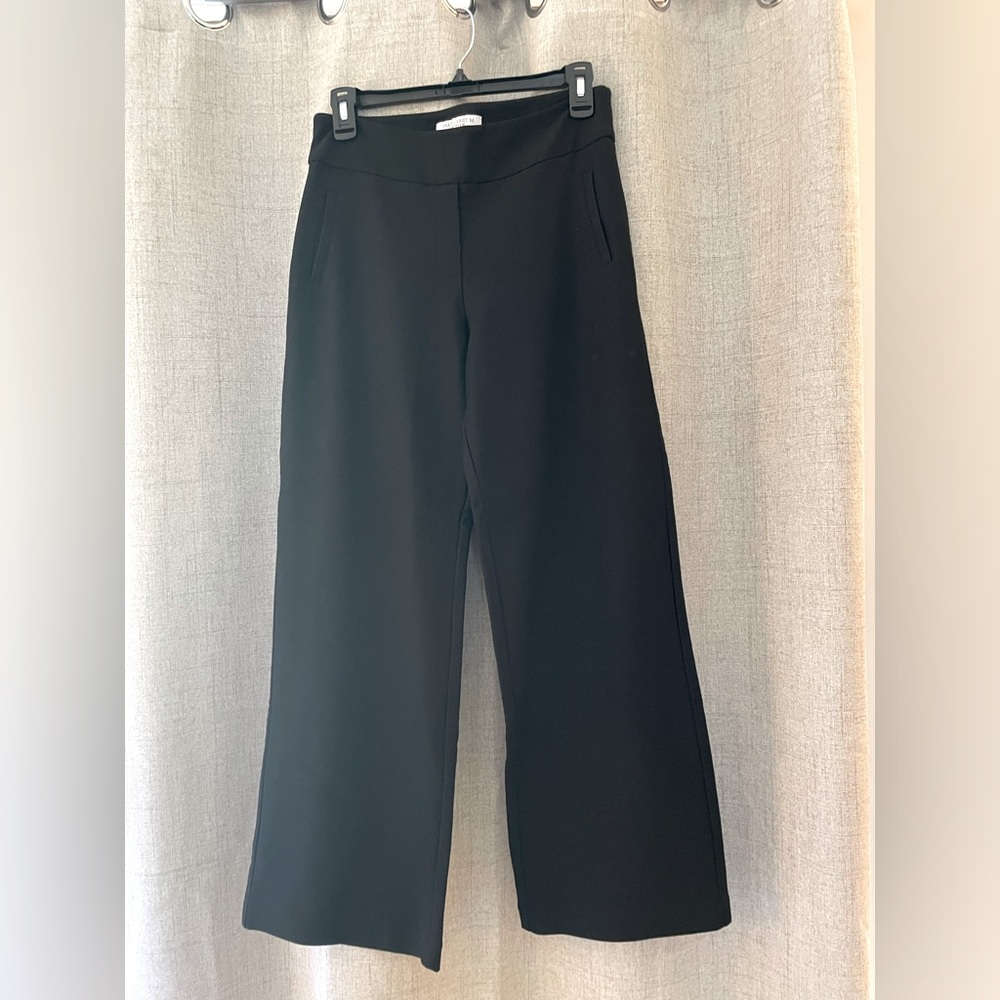 Black Margaret M pants.  Size large petite.
